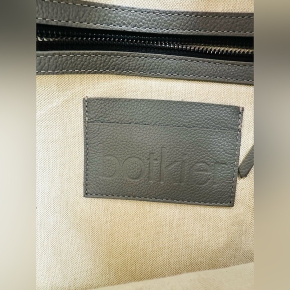 Botkier Gray Pebbled Leather Chelsea Convertible Hobo Backpack or Shoulder Bag - Picture 10 of 12